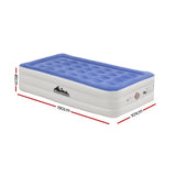 Weisshorn Air Mattress Single Inflatable Bed 46cm Cube Airbed - Wild Horizon