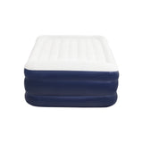 Weisshorn Air Mattress Single Inflatable Bed 46cm Air bed Grey - Wild Horizon