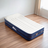 Weisshorn Air Mattress Single Inflatable Bed 46cm Air bed Grey - Wild Horizon
