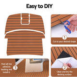 Seamanship EVA Foam Boat Flooring – 240×90×0.6cm – Brown
