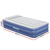Bestway Air Mattress Inflatable Bed 46cm Airbed Single Blue - Wild Horizon