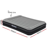 Bestway Air Bed Beds Mattress Premium Inflatable Built-in Pump Queen Size - Wild Horizon