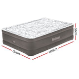 Bestway Air Mattress Queen Inflatable Bed 56cm Airbed Grey - Wild Horizon