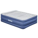 Bestway Air Mattress Queen Inflatable Bed 61cm Airbed Blue - Wild Horizon