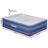 Bestway Air Mattress Queen Inflatable Bed 61cm Airbed Blue - Wild Horizon