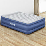 Bestway Air Mattress Queen Inflatable Bed 61cm Airbed Blue - Wild Horizon