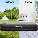 Bestway Air Mattress Single Inflatable Bed 46cm Airbed Black - Wild Horizon