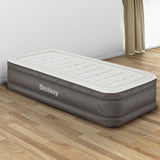 Bestway Air Mattress Single Inflatable Bed 46cm Airbed Grey - Wild Horizon