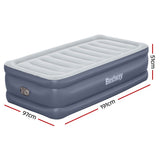 Bestway Mattress Air Bed Single Size 51CM Inflatable Camping Beds Home Outdoor - Wild Horizon