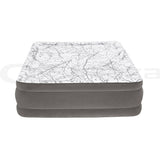 Bestway Air Mattress Queen Inflatable Bed 46cm Airbed Decorated Surface Grey - Wild Horizon