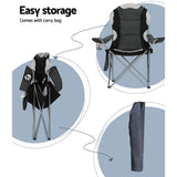 Weisshorn Folding Camping Table – Grey