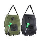 Weisshorn Solar Camping Shower Bag – 20L – Set of 2 – Black