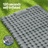 Weisshorn Self Inflating Mattress Camping Sleeping Mat Air Bed Double Pillow Bag - Wild Horizon