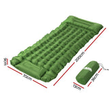 Weisshorn Self Inflating Mattress Camping Sleeping Mat Air Bed Pad Single Pillow - Wild Horizon