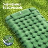 Weisshorn Self Inflating Mattress Camping Sleeping Mat Air Bed Pad Single Pillow - Wild Horizon