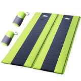 Weisshorn Self Inflating Mattress Camping Sleeping Mat Air Bed Pad Double Green - Wild Horizon