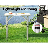 Weisshorn Folding Camping Table – 60cm