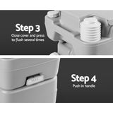 Weisshorn 20L Portable Camping Toilet With Bag