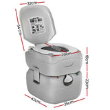 Weisshorn 22L Portable Camping Toilet