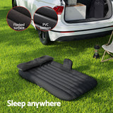 Weisshorn Car Mattress 134x78 Inflatable SUV Back Seat Camping Bed Black - Wild Horizon