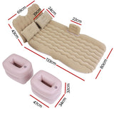 Weisshorn Car Mattress 176x80 Inflatable SUV Back Seat Camping Bed Beige - Wild Horizon