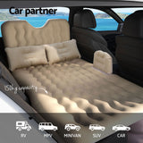 Weisshorn Car Mattress 176x80 Inflatable SUV Back Seat Camping Bed Beige - Wild Horizon