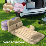 Weisshorn Car Mattress 176x80 Inflatable SUV Back Seat Camping Bed Beige - Wild Horizon