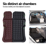 Weisshorn Car Mattress 175x130 Inflatable SUV Back Seat Camping Bed Black - Wild Horizon