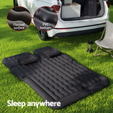 Weisshorn Car Mattress 175x130 Inflatable SUV Back Seat Camping Bed Black - Wild Horizon