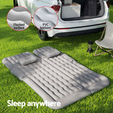 Weisshorn Car Mattress 175x130 Inflatable SUV Back Seat Camping Bed Grey - Wild Horizon