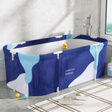 Weisshorn Foldable Camping Bathtub – Navy Blue
