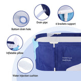 Weisshorn Foldable Camping Bathtub – Navy Blue