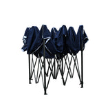 Instahut Gazebo Pop Up Marquee 3x3 Folding Tent Gazebos Camping 500D Oxford Navy - Wild Horizon