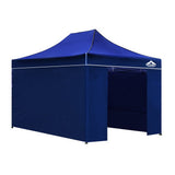 Instahut Gazebo 3x4.5 Pop Up Marquee Folding Tent Wedding Gazebos Camping Outdoor Shade Canopy Blue - Wild Horizon