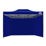 Instahut Gazebo 3x4.5 Pop Up Marquee Folding Tent Wedding Gazebos Camping Outdoor Shade Canopy Blue - Wild Horizon