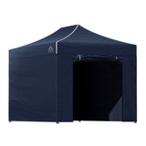 Instahut Gazebo 3x4.5 Pop Up Marquee Folding Tent Wedding Gazebos Camping Outdoor Shade Canopy Navy - Wild Horizon