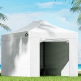 Instahut Gazebo 3x4.5 Pop Up Marquee Folding Tent Wedding Gazebos Camping Outdoor Shade Canopy White - Wild Horizon