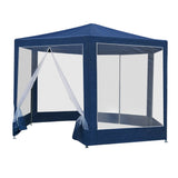 Instahut Gazebo 2x2m Marquee Wedding Party Tent Outdoor Camping Mesh Wall Canopy Shade Gazebos Navy - Wild Horizon