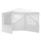 Instahut Gazebo 3x3m Marquee Wedding Party Tent Outdoor Camping Side Wall Canopy Window Panel White - Wild Horizon