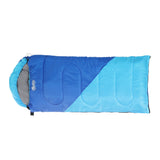 Weisshorn Sleeping Bag Kids Single 172cm Thermal Camping Hiking Blue - Wild Horizon