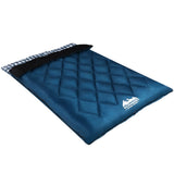 Weisshorn Sleeping Bag Double Pillow Thermal Camping Hiking Tent Blue -10°C - Wild Horizon