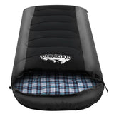 Weisshorn Sleeping Bag Single Thermal Camping Hiking Tent Black  -20°C - Wild Horizon