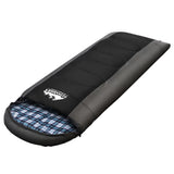 Weisshorn Sleeping Bag Single Thermal Camping Hiking Tent Black  -20°C - Wild Horizon