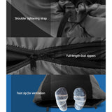Weisshorn Sleeping Bag Single Thermal Camping Hiking Tent Black  -20°C - Wild Horizon