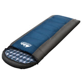 Weisshorn Sleeping Bag Single Thermal Camping Hiking Tent Blue -20°C - Wild Horizon