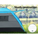 Weisshorn Camping Tent Beach Portable Hiking Sun Shade Shelter Fishing 4 Person - Wild Horizon