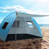 Weisshorn Camping Tent Beach Portable Hiking Sun Shade Shelter Fishing 4 Person - Wild Horizon