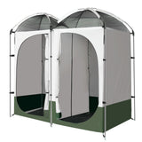 Weisshorn Double Camping Shower Toilet Tent Outdoor Portable Change Room - Wild Horizon