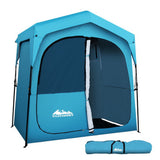 Weisshorn Double Camping Shower Toilet Tent Outdoor Fast Set Up Change Room - Wild Horizon
