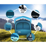 Weisshorn Double Camping Shower Toilet Tent Outdoor Fast Set Up Change Room - Wild Horizon